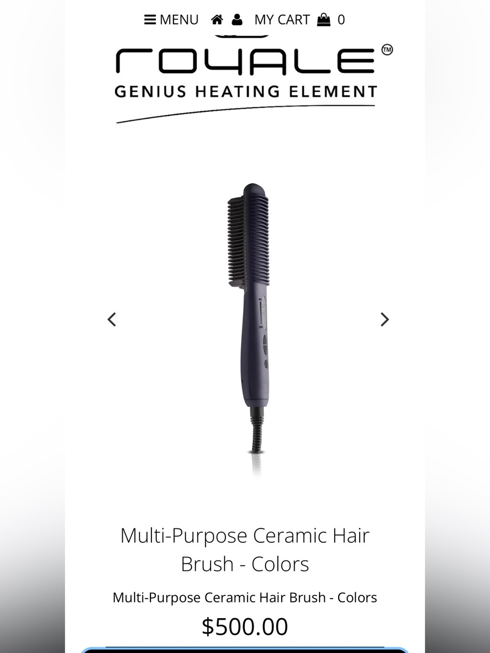 Royale Multi-Purpose Ceramic Hair Brush -New in box. - Picture 6 of 6